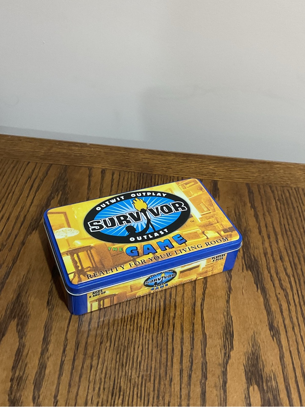 Survivor The Game in a Tin Case-Home Card Game